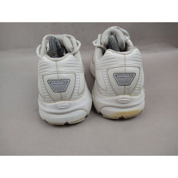 Brooks Womens Addiction Walker 2 Sneakers 9 2A White Leather Narrow - Picture 4 of 10